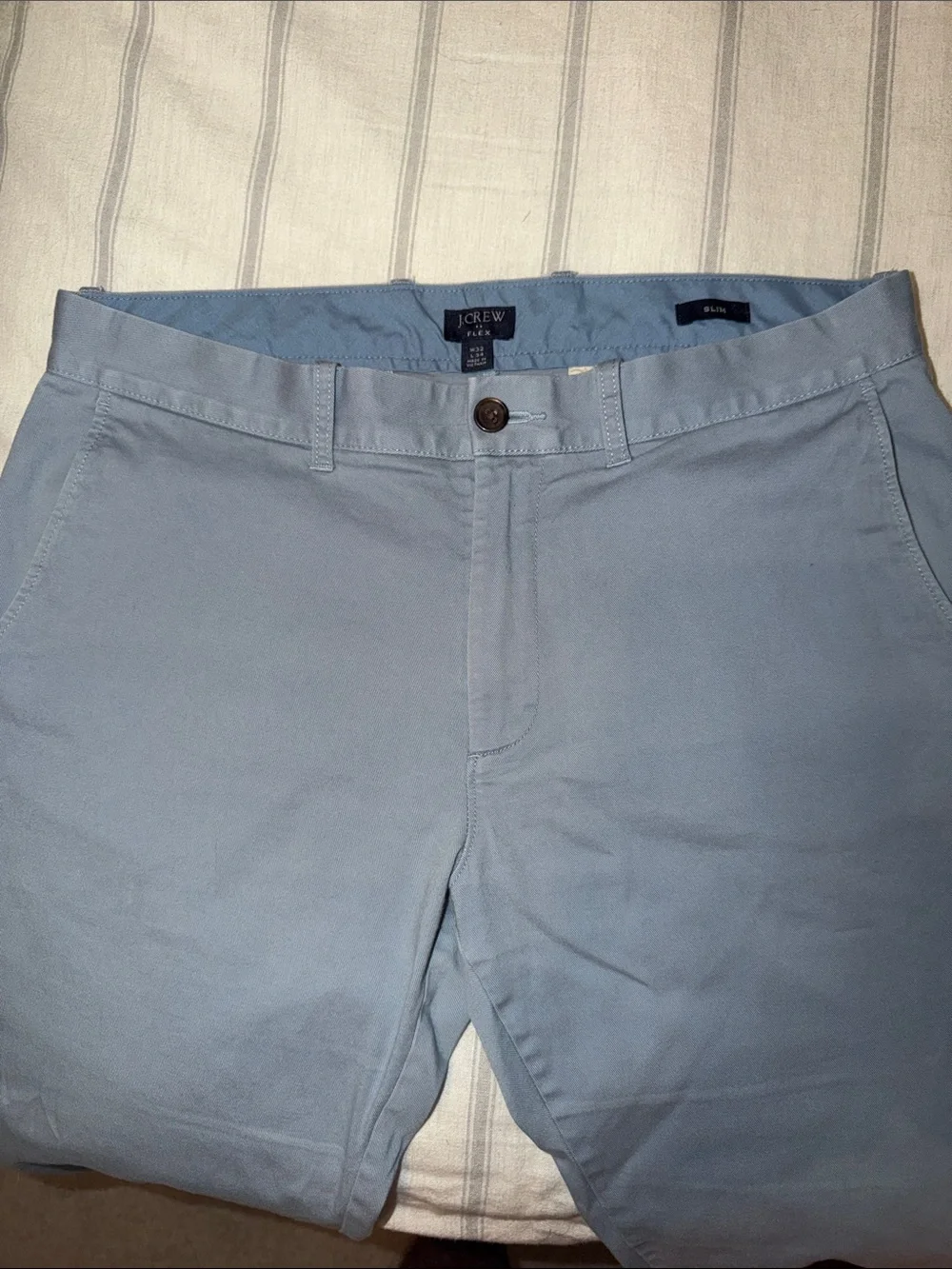 J.Crew Light Blue Men's Chino Slim Pants